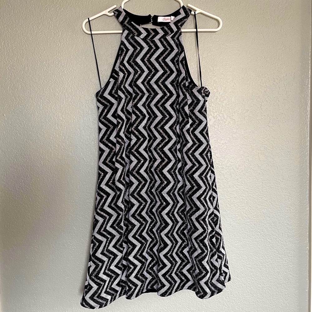 L Zig Zag Sparkle Candies Dress